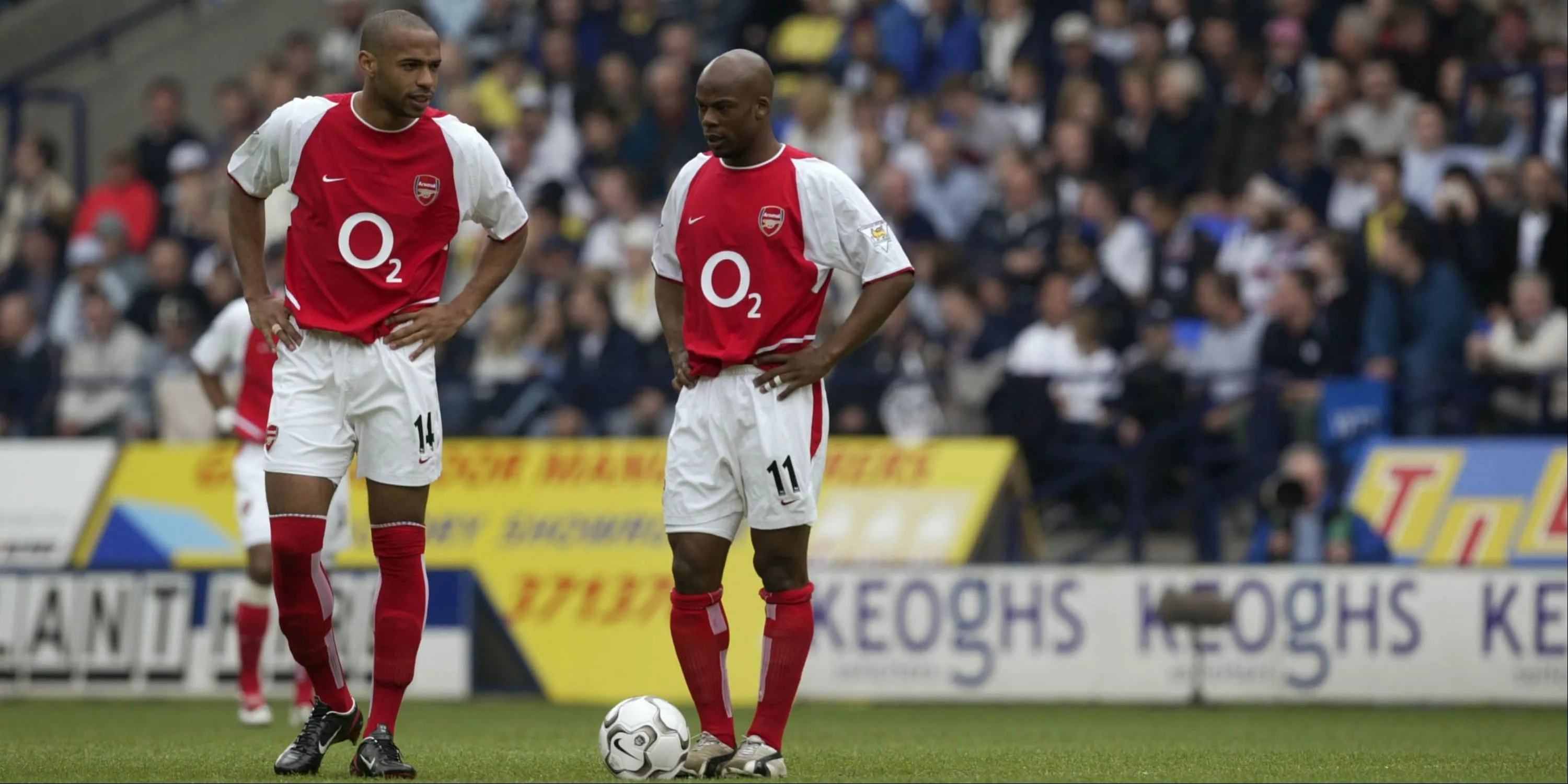 Các cầu thủ Arsenal, tiêu biểu là Thierry Henry, trong mùa giải 2002/03 khi họ để mất chức vô địch Premier League
