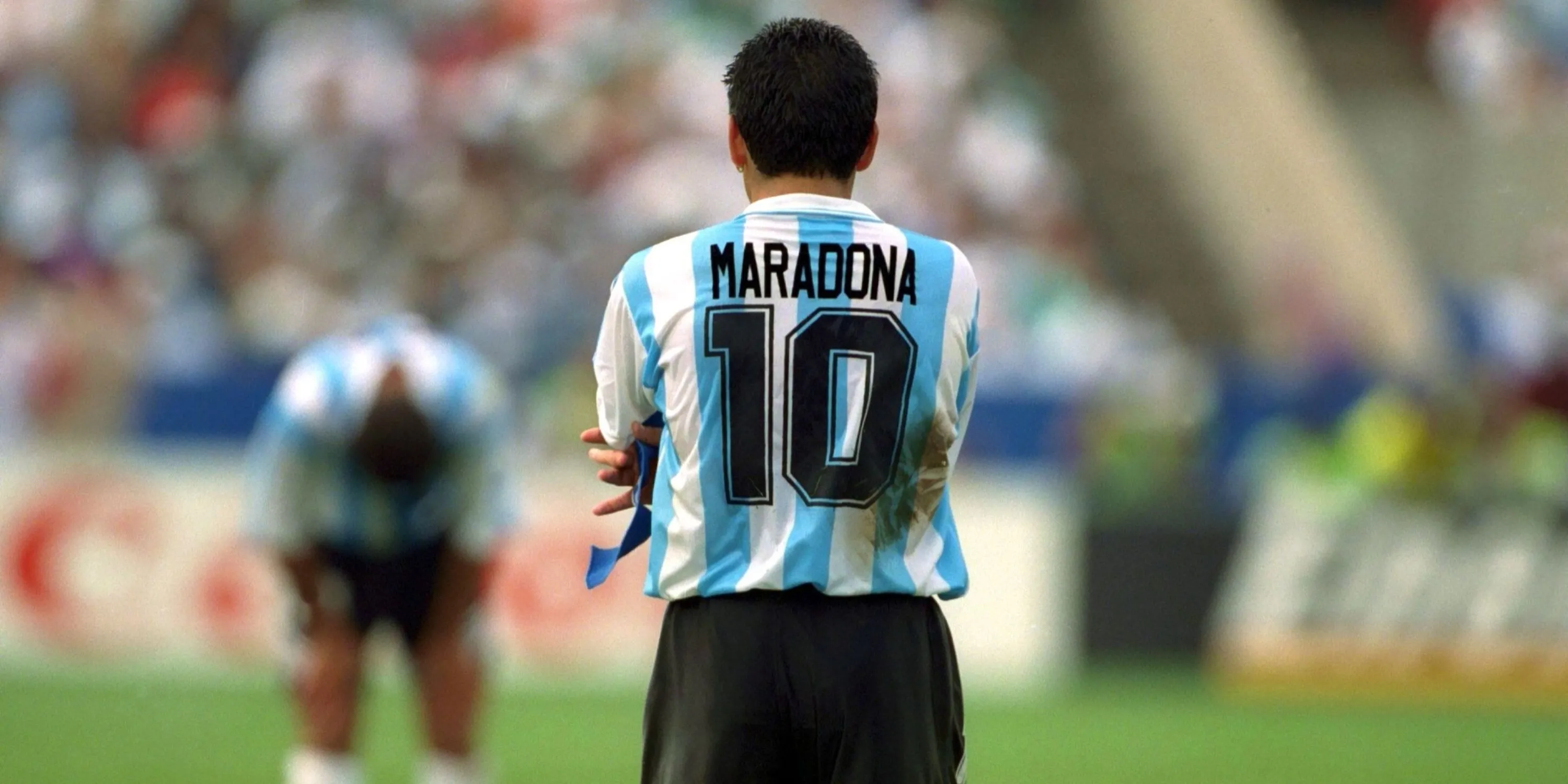 Diego Maradona mặc áo số 10 thi đấu cho đội tuyển Argentina tại World Cup 1986