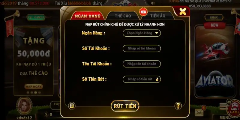 Hướng dẫn rút tiền Top88 chi tiết dành cho thành viên mới 13 Hướng dẫn rút tiền Top88 chi tiết dành cho thành viên mới