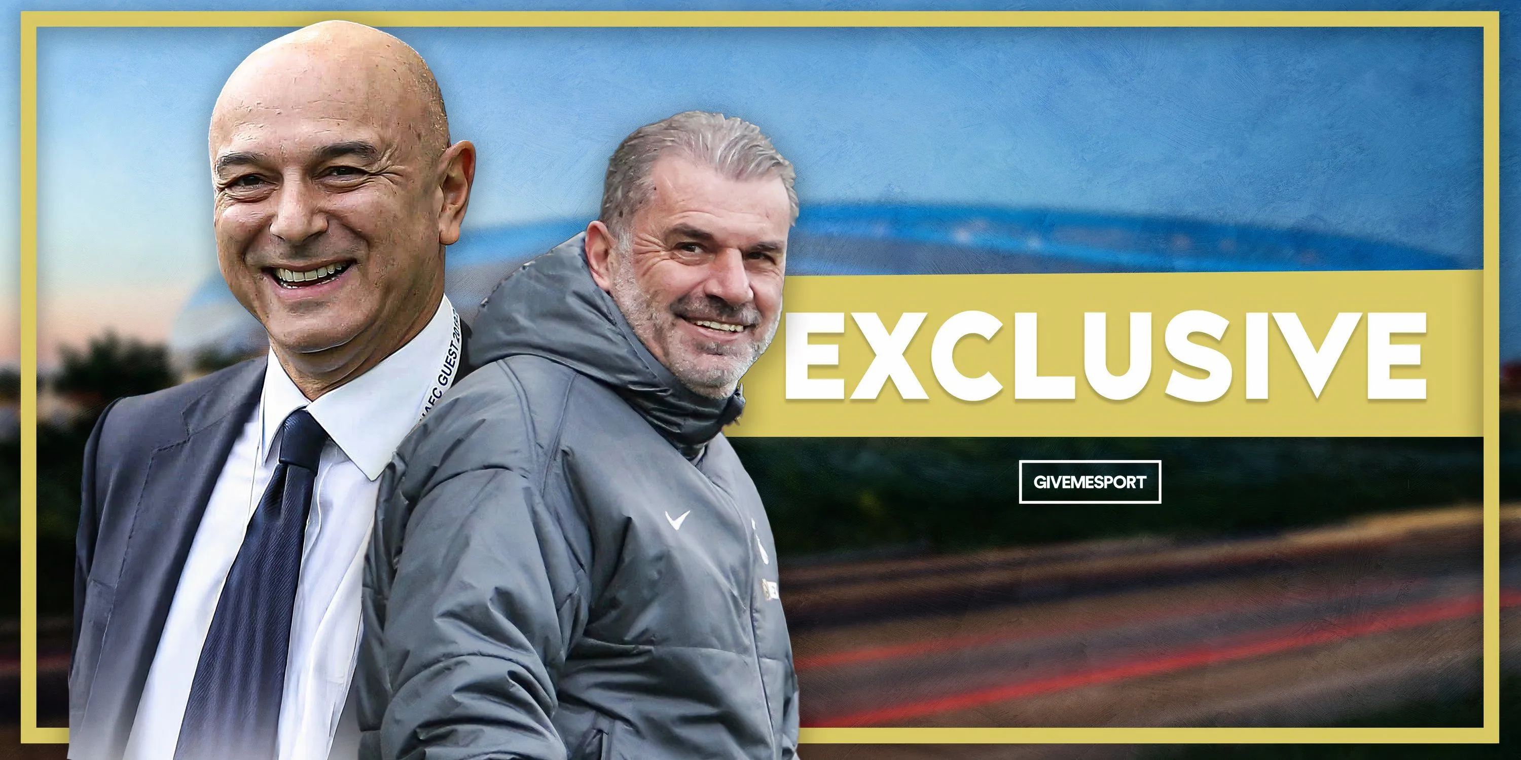 Chủ tịch Tottenham Daniel Levy và huấn luyện viên Ange Postecoglou, tương lai của ông ảnh hưởng đến kế hoạch chuyển nhượng.