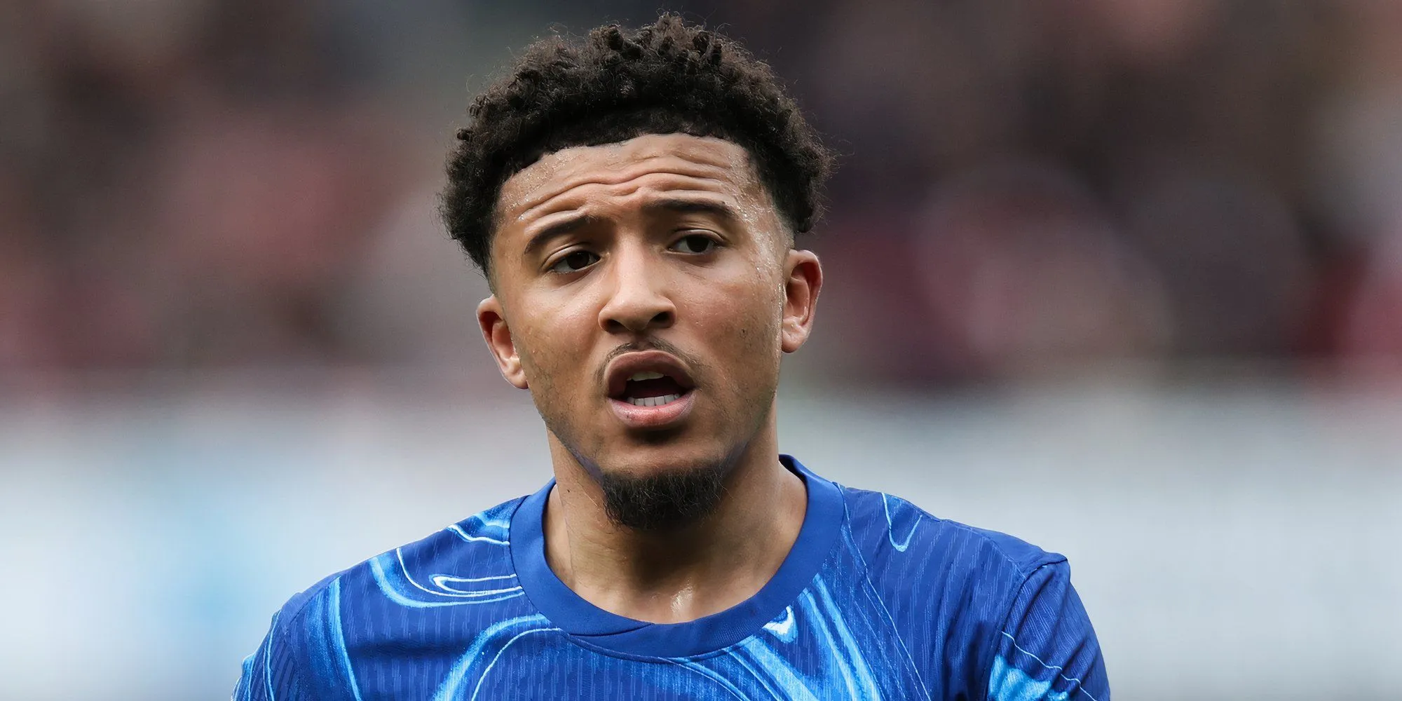 Jadon Sancho trong màu áo Chelsea khi đang cho mượn từ MU