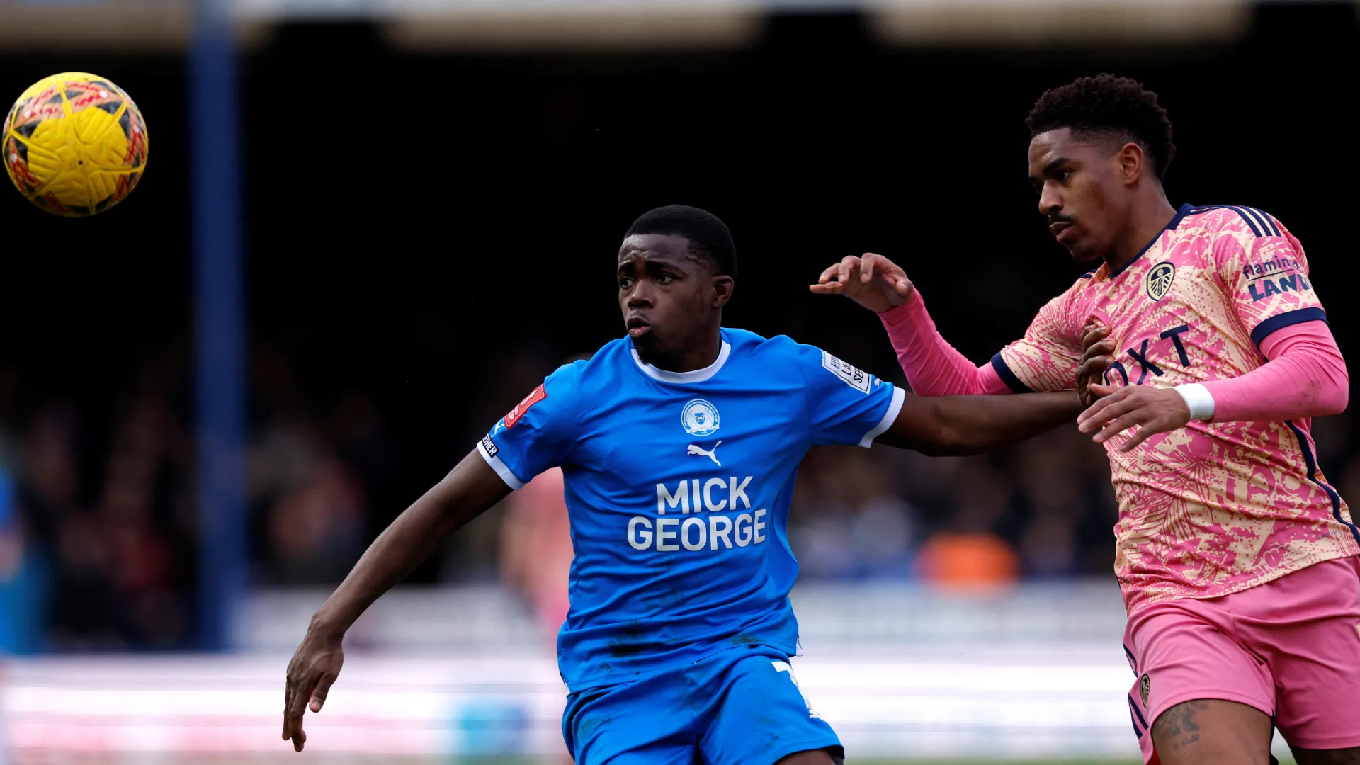 Tân binh Kwame Poku khi còn thi đấu cho Peterborough United